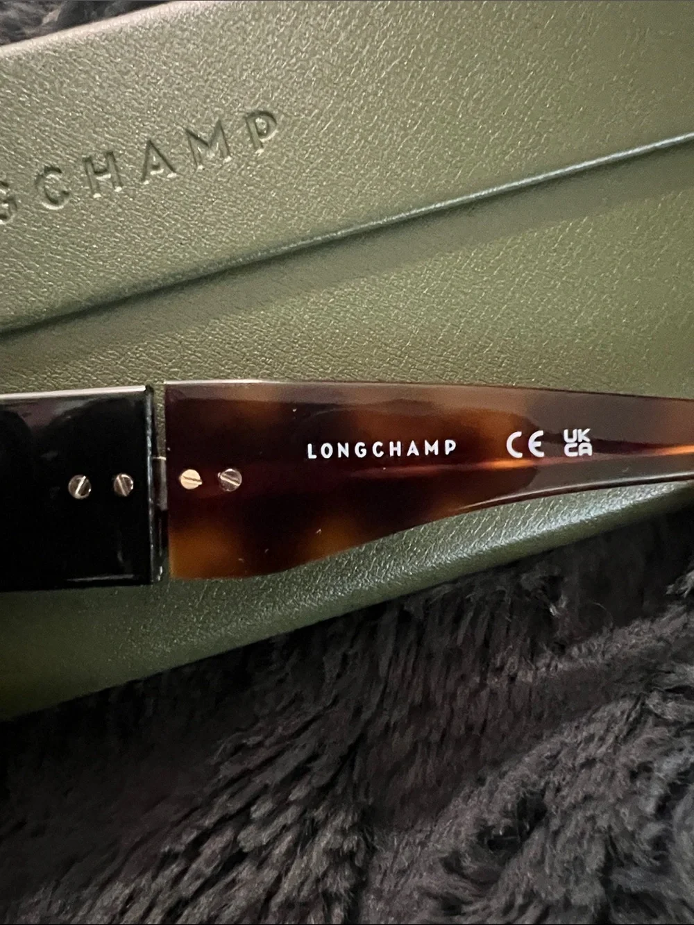Oversized Tortoiseshell Sunglasses - Longchamp luxury full inclusion